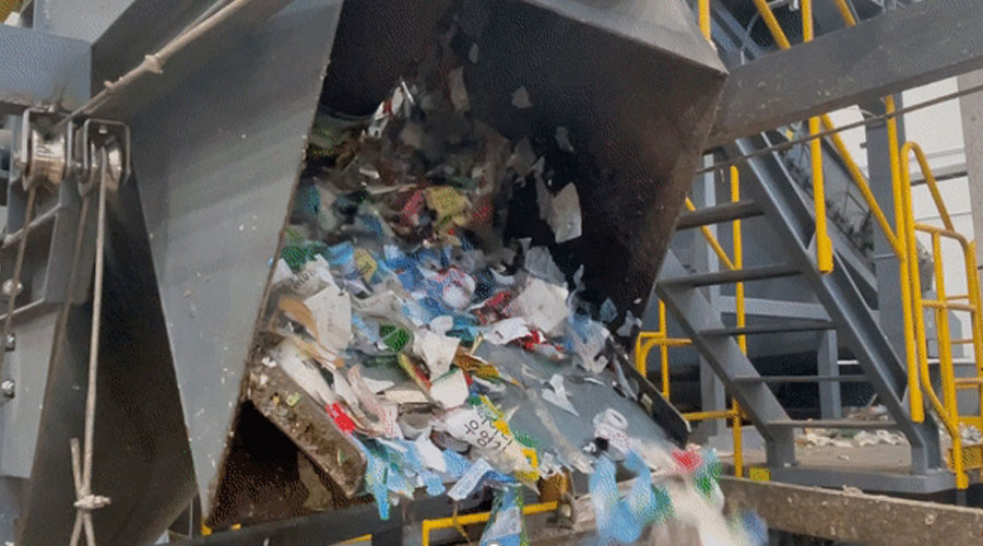 PET Bottle Recycling Process - Labels and impurities separation