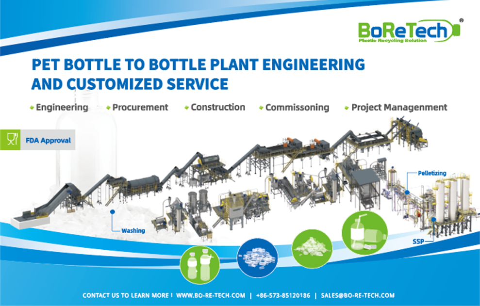 How BoReTech's 'Bottle to Bottle' Approach Transforms PET Bottle Bales into Food-grade rPET Pellets