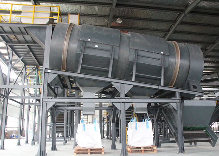 Dry Trommel, Disk Screener, Dust Remover
